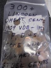 300+ Lincoln Wheat Cents