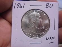 1961 Silver Franklin Half Dollar