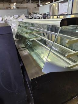 Oscartek 64 in. Curved Glass Refrigerated Display Case