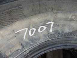 (2) NEW 235/80R16 RADIAL TRAILER TIRES