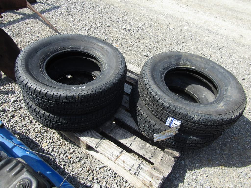 (2) NEW 235/80R16 RADIAL TRAILER TIRES