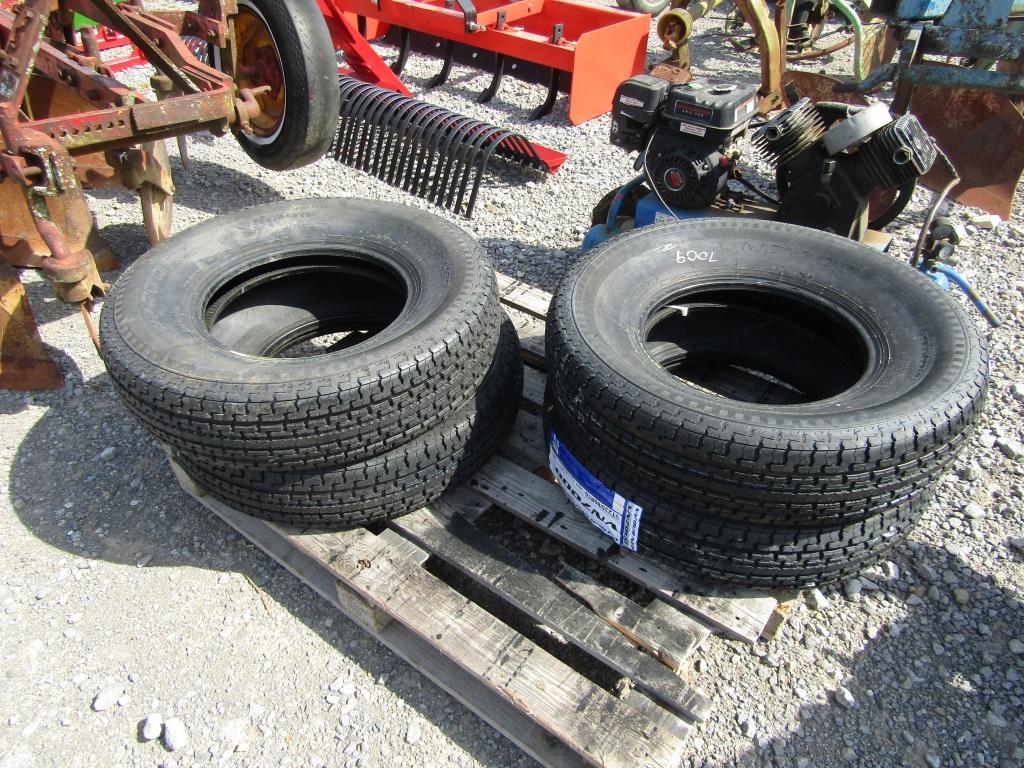 (2) NEW 235/80R16 RADIAL TRAILER TIRES