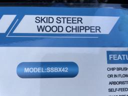 UNUSED Hydraulic Skid-Steer Wood Chipper
