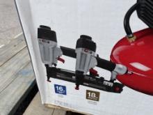 UNUSED PorterCable 6GAL AirCompressor Nail Gun Kit