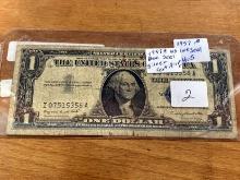 1957 BANK NOTE BLUE SEAL --- SILVER CERTIFICATE