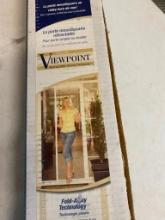 RETRACTABLE SCREEN DOOR --- NEW OLD STOCK