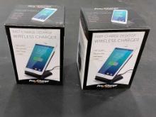 2 WIRELESS PHONE CHARGERS