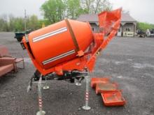 CORMIDI SELF-LOADING CONCRETE MIXER ATTACHMENT W STAND AND 3 CHUTE ATTACHMENT