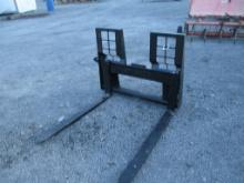 WALK TROUGH 48" SS PALLETS FORKS UNUSED