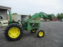 JOHN DEERE 2030 TRACTOR W JD 145 LOADER