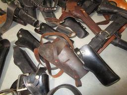 NO SHIPPING - LARGE lot of holsters