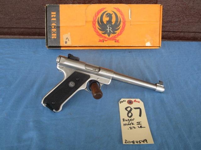 Ruger Mark II Stainless .22 LR  -BD191