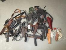 NO SHIPPING - LARGE lot of holsters