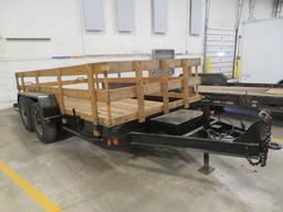 2003 CAM Superline 6.5'x16' Tilt Trailer