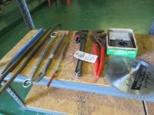 Pliers, Pipe wrench, asst. Tools