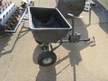 Ground Work pull type lawn spreader