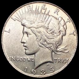 1935-S Silver Peace Dollar CLOSELY UNCIRCULATED