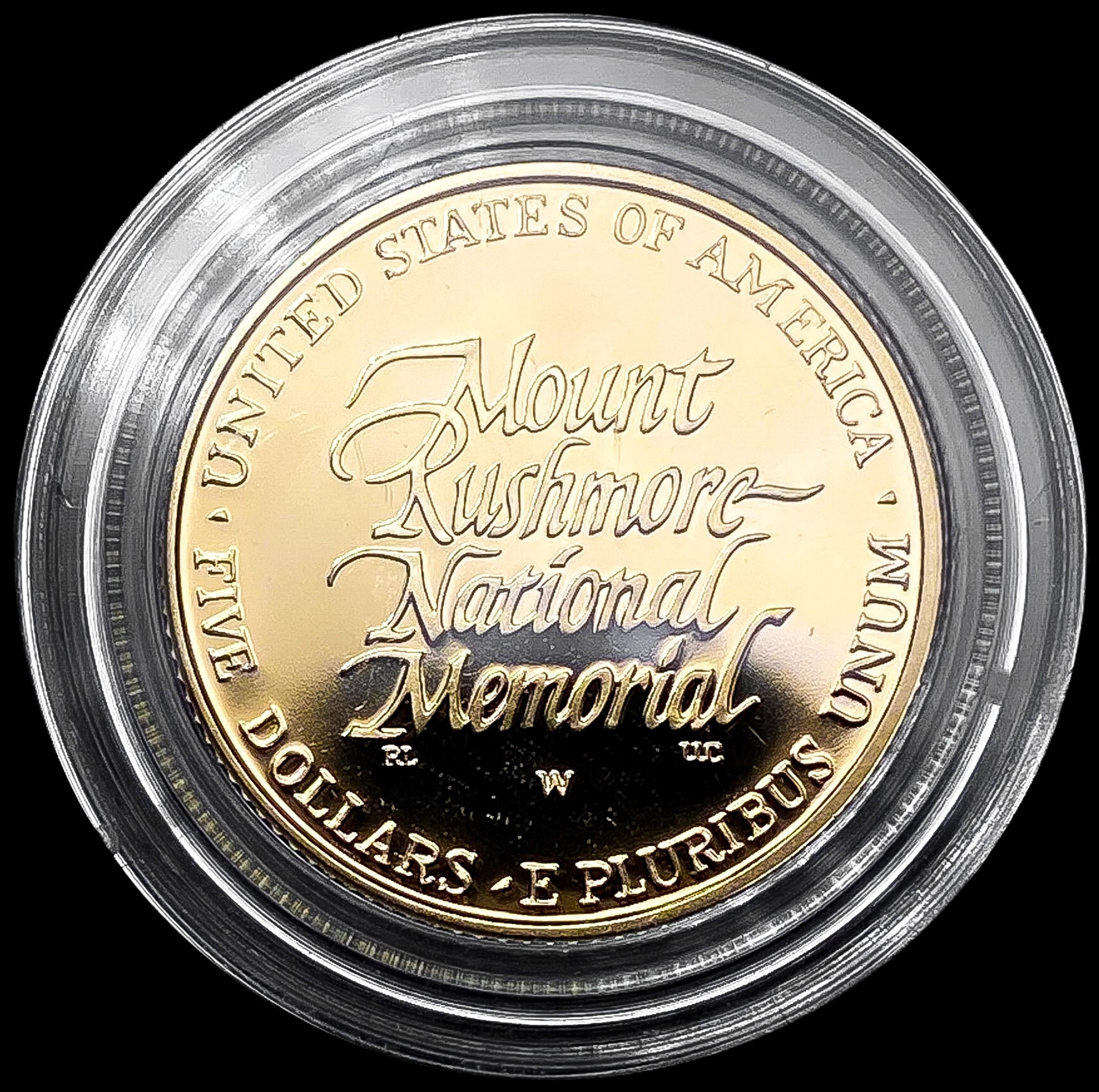 1991-W US Commem .25oz Gold $5 GEM PROOF