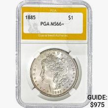 1885 Morgan Silver Dollar PGA MS66+