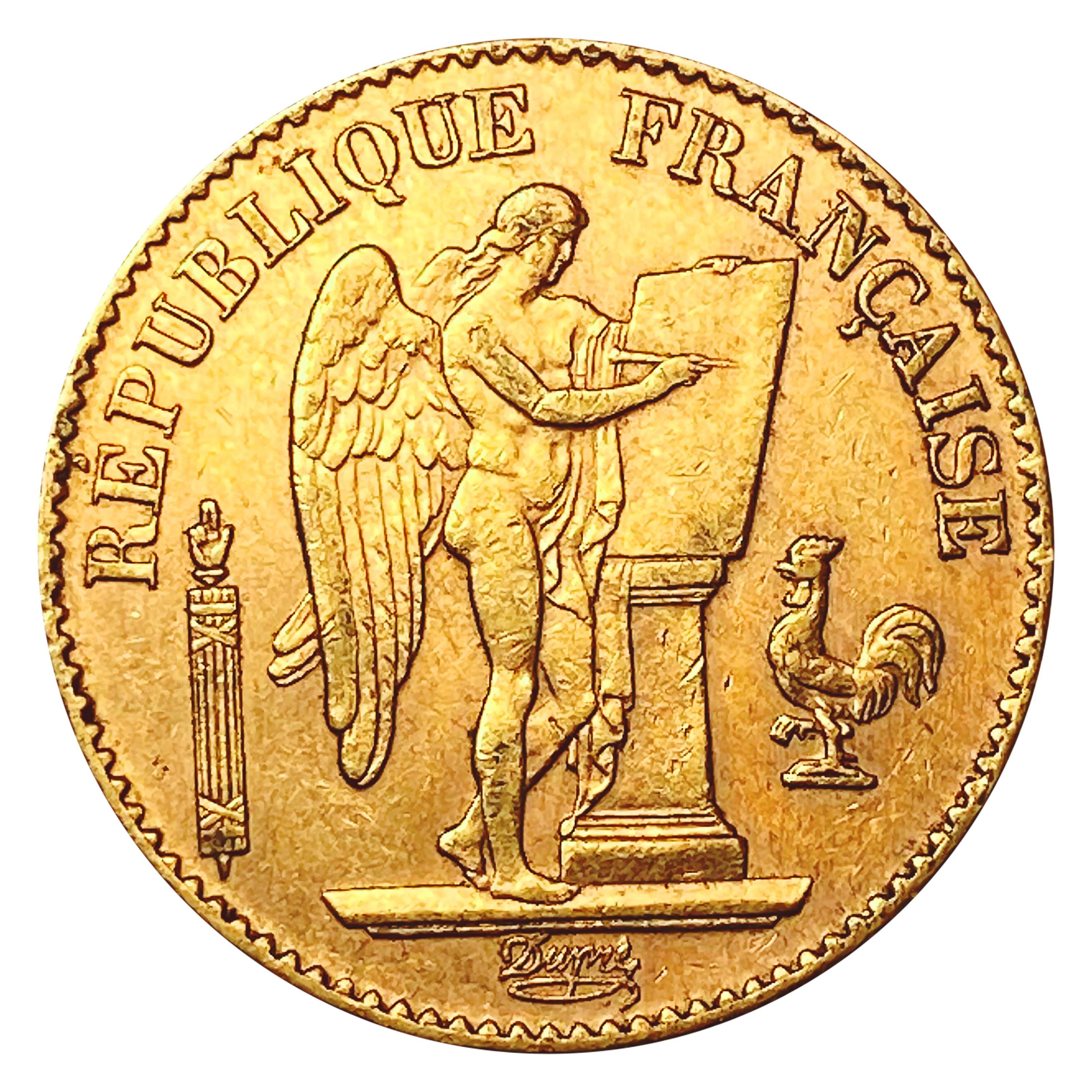 1895 France Gold 20 Francs 0.1867oz