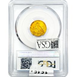 1912 $2.50 Gold Quarter Eagle PCGS MS62