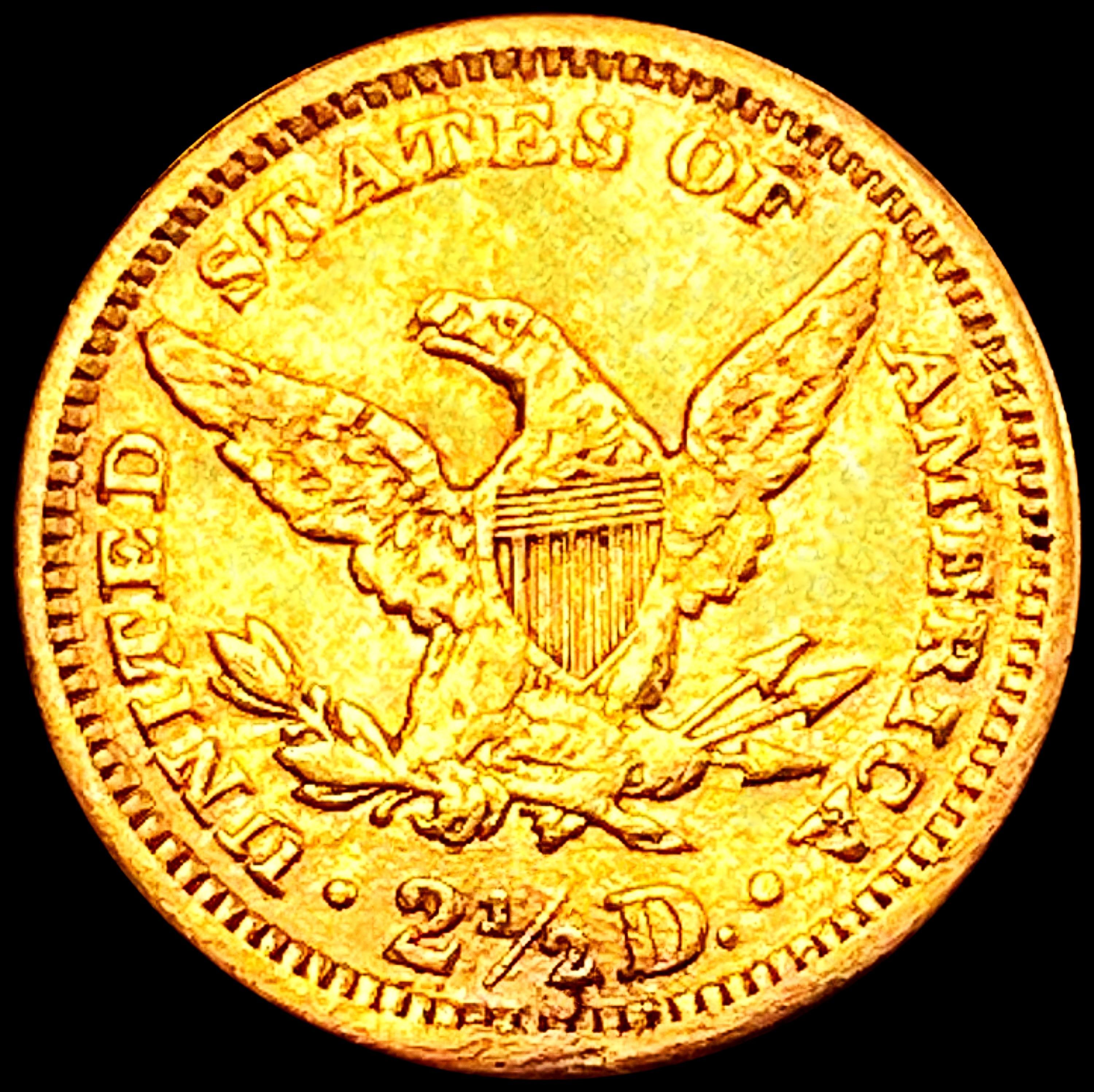 1881 $2.50 Gold Quarter Eagle CHOICE AU