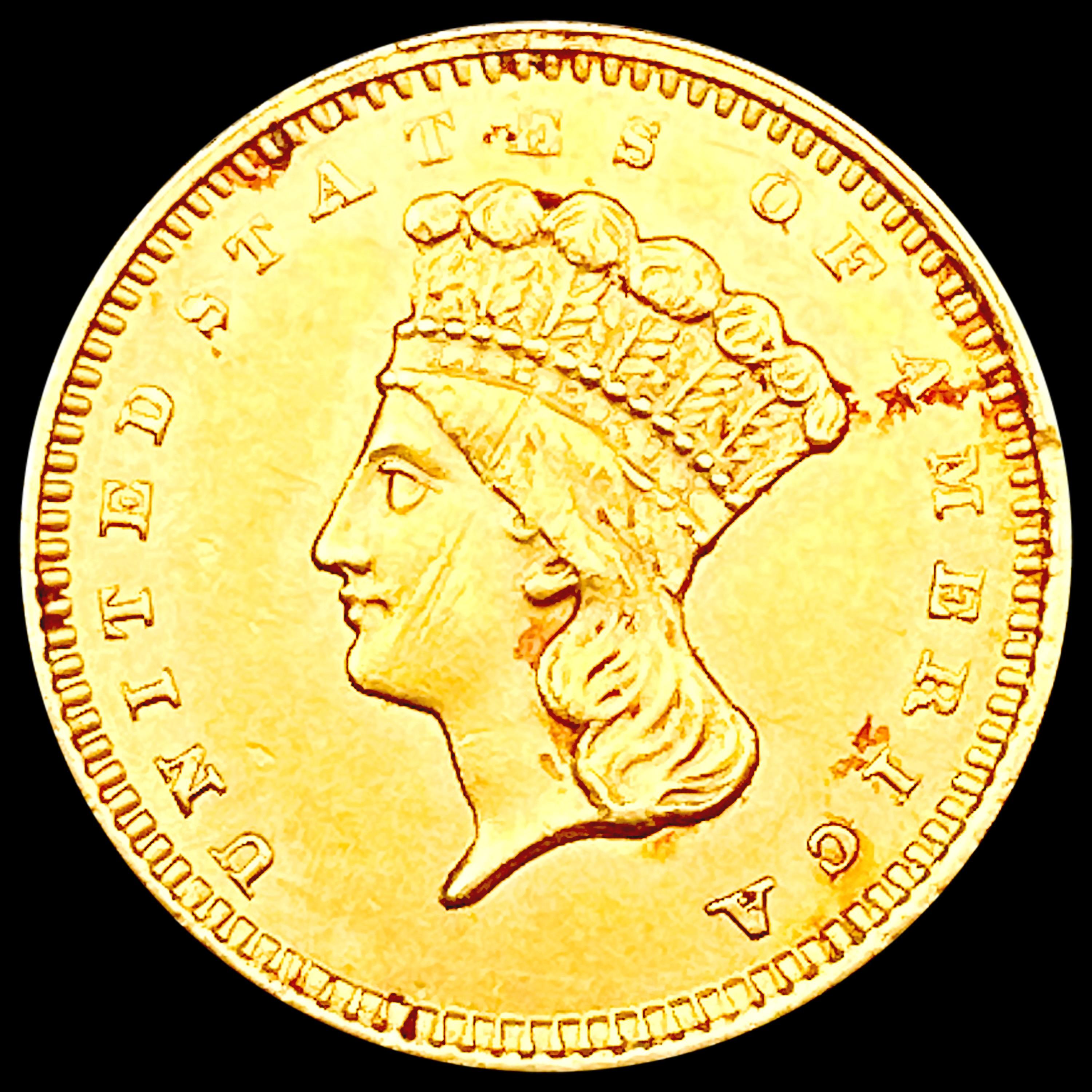 1859 Rare Gold Dollar CHOICE AU