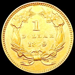 1859 Rare Gold Dollar CHOICE AU