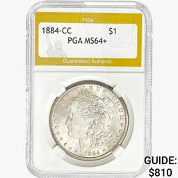 1884-CC Morgan Silver Dollar PGA MS64+