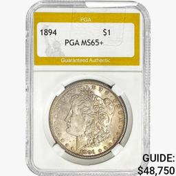 1894 Morgan Silver Dollar PGA MS65+