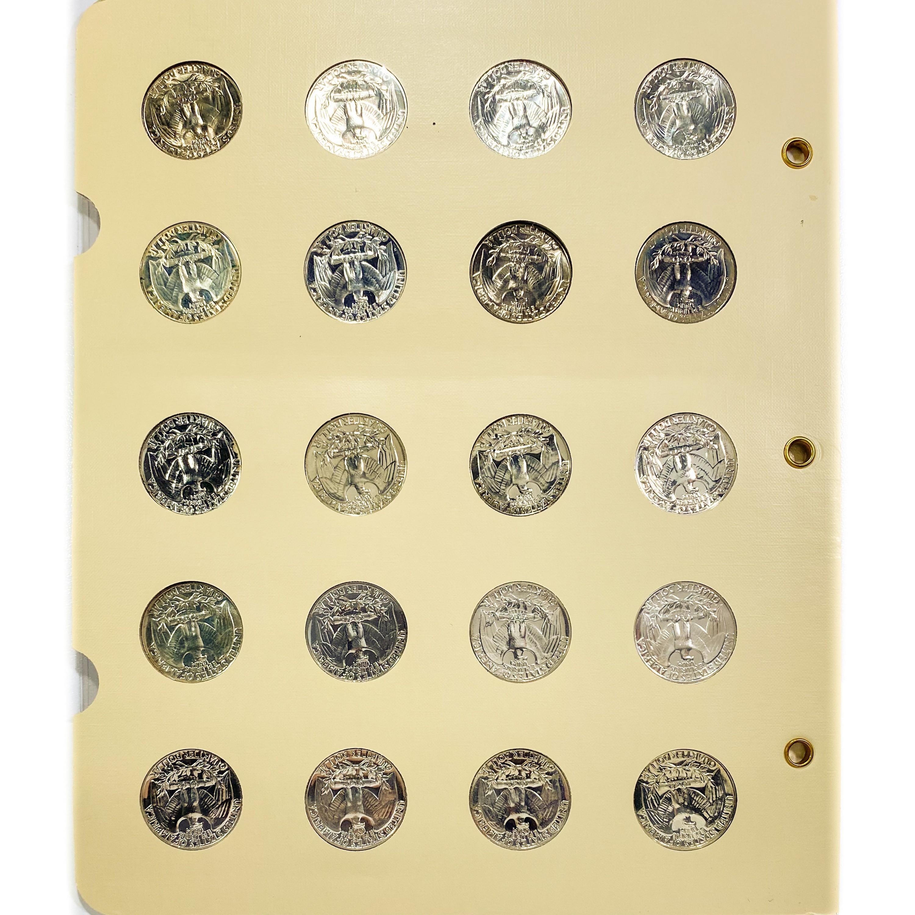 1932-1997 Washington Quarter Book (107 Coins)