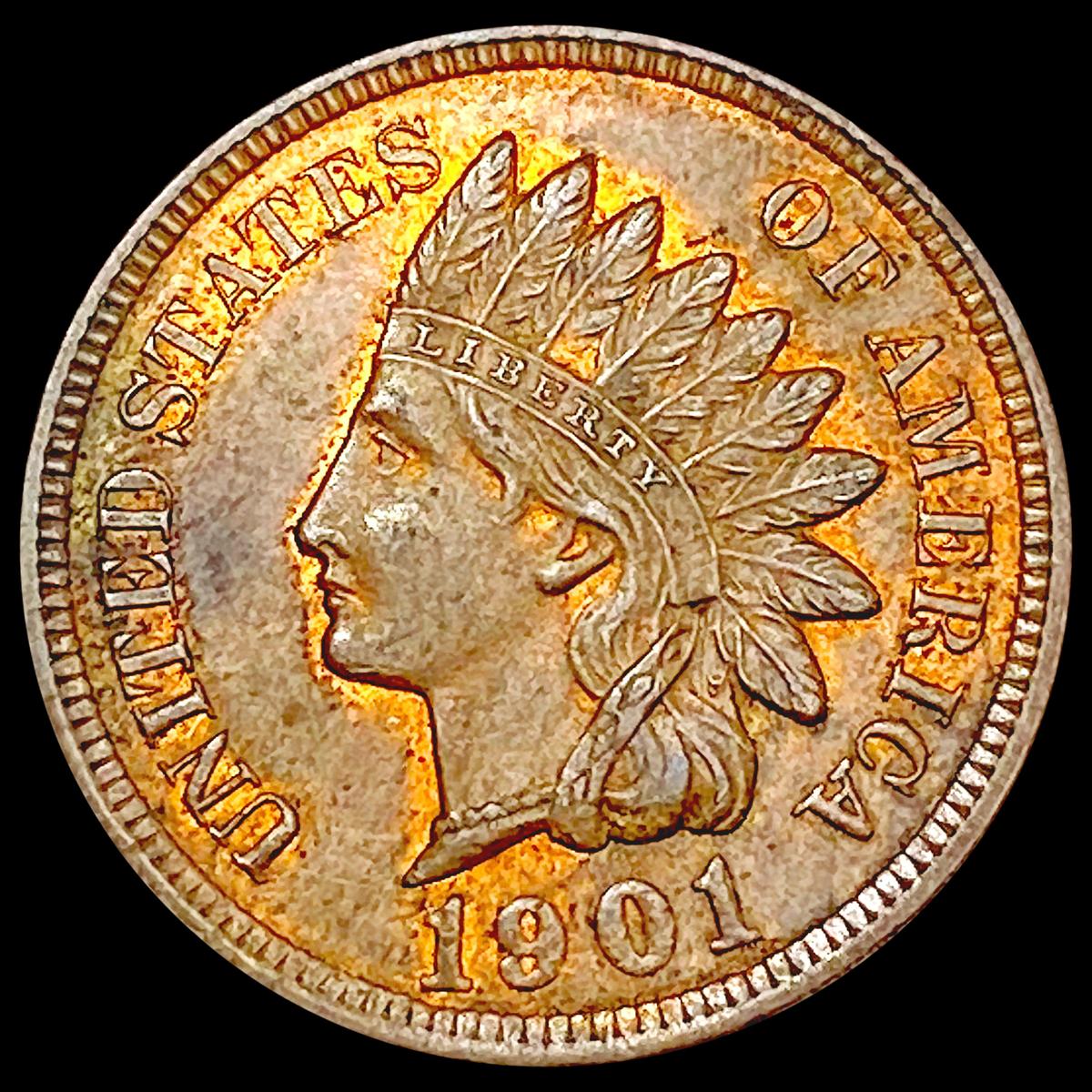 1901 Indian Head Cent CLOSELY UNCIRCULATED