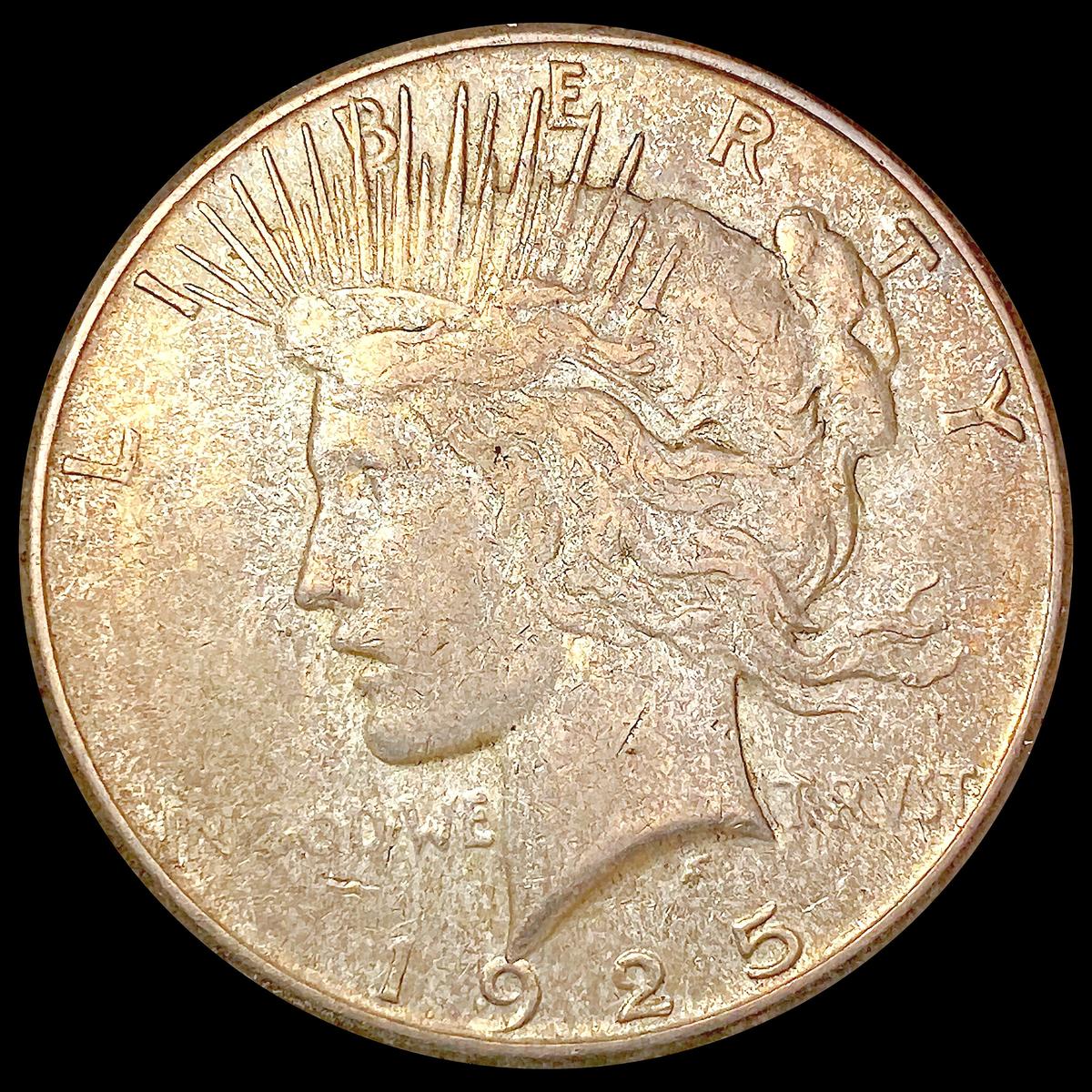 1925-S Silver Peace Dollar LIGHTLY CIRCULATED