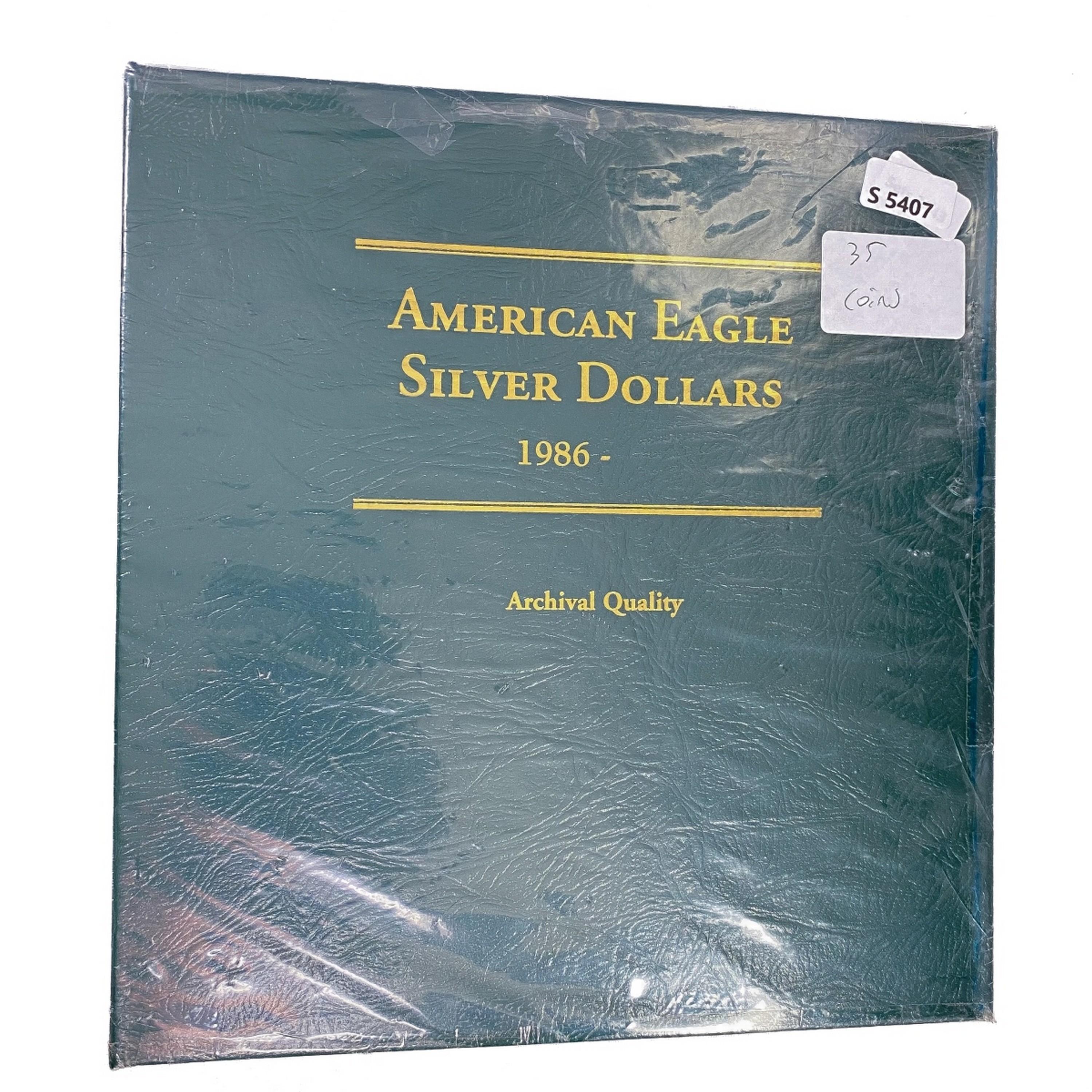 1986-2015 American 1oz Silver Eagle Book (35 Coins