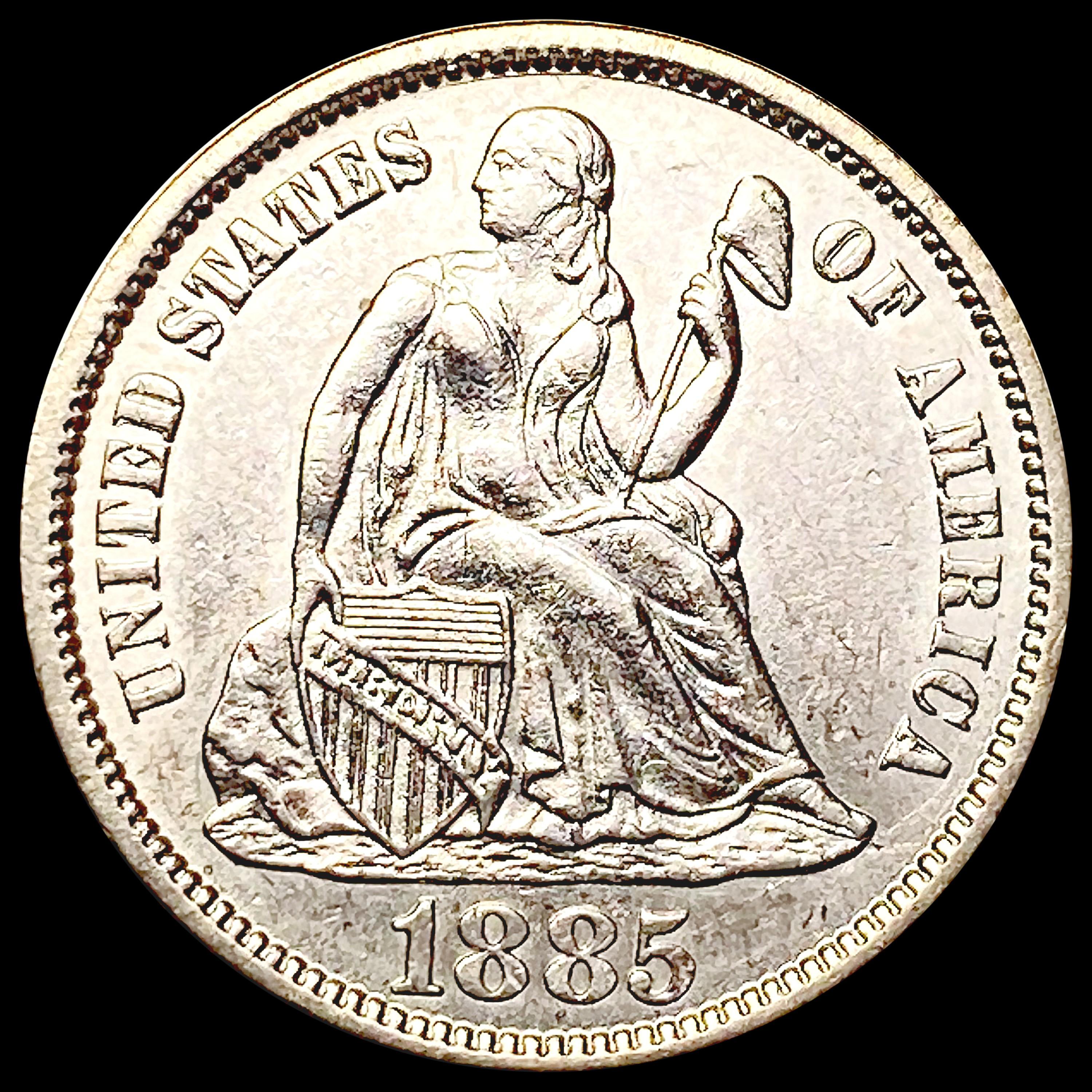 1885 Seated Liberty Dime UNCIRCULATED