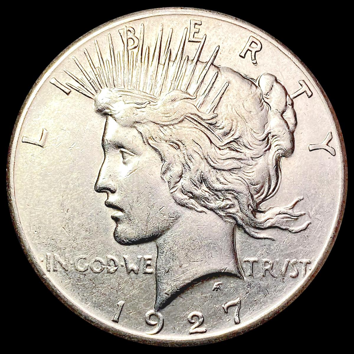 1927 Silver Peace Dollar CLOSELY UNCIRCULATED