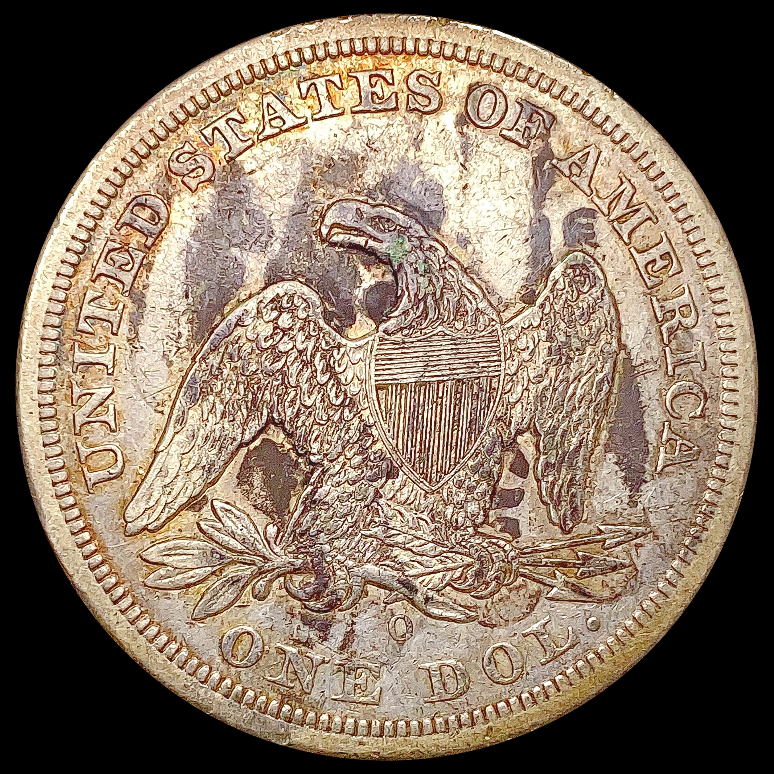 1859-O Seated Liberty Dollar NICELY CIRCULATED