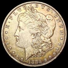 1884-S Morgan Silver Dollar CHOICE AU