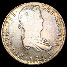 1821 Mexico Silver 8 Reales NICELY CIRCULATED