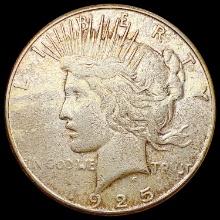 1925-S Silver Peace Dollar LIGHTLY CIRCULATED