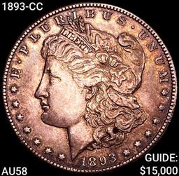 1893-CC Morgan Silver Dollar CHOICE AU