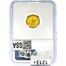 1884 $2.50 Gold Quarter Eagle NGC AU58