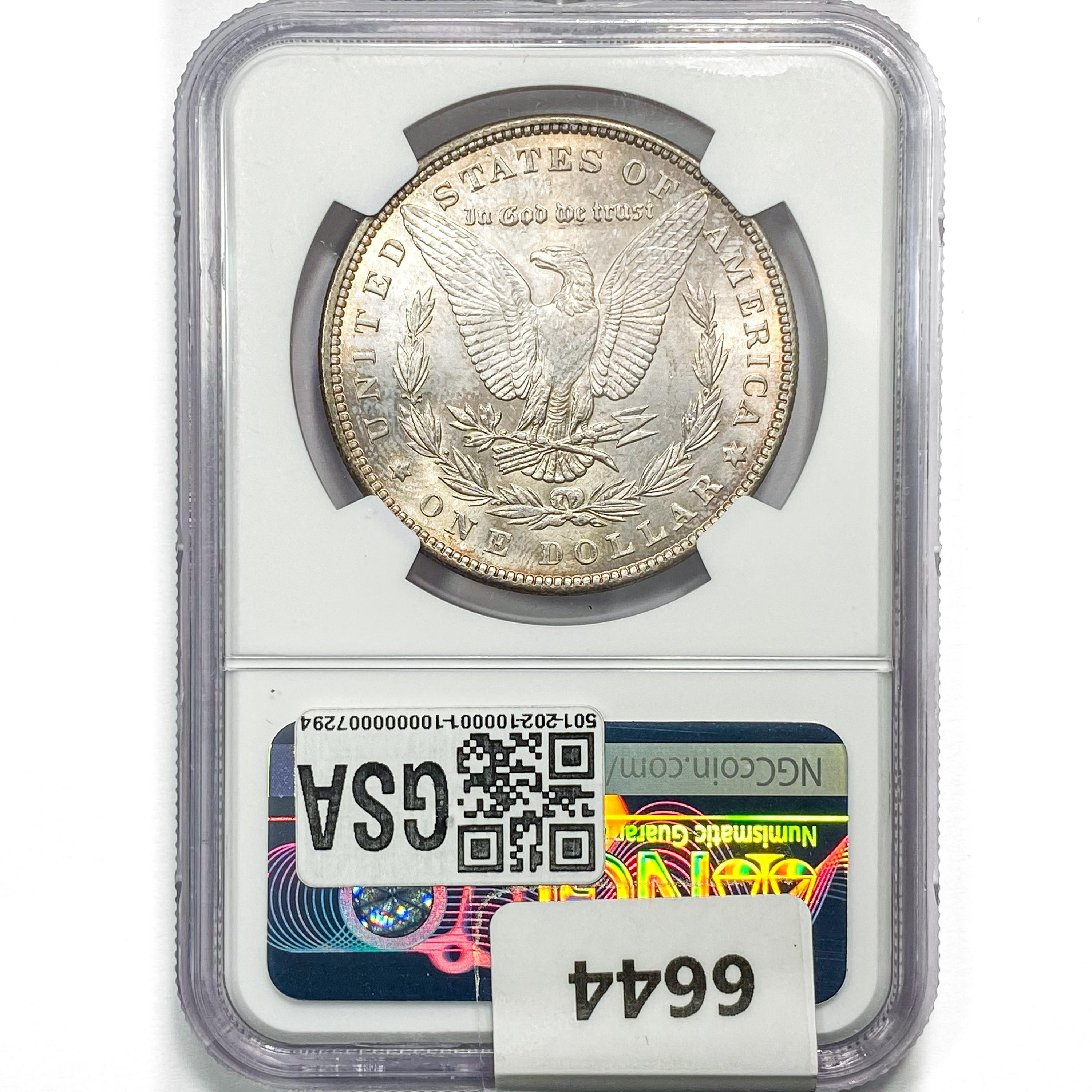1898 Morgan Silver Dollar NGC MS65
