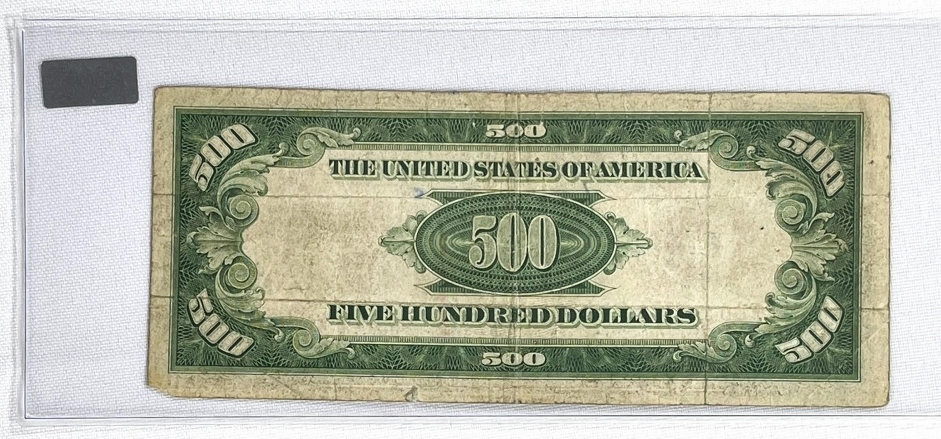 1934 A $500 Fed. Reserve Note