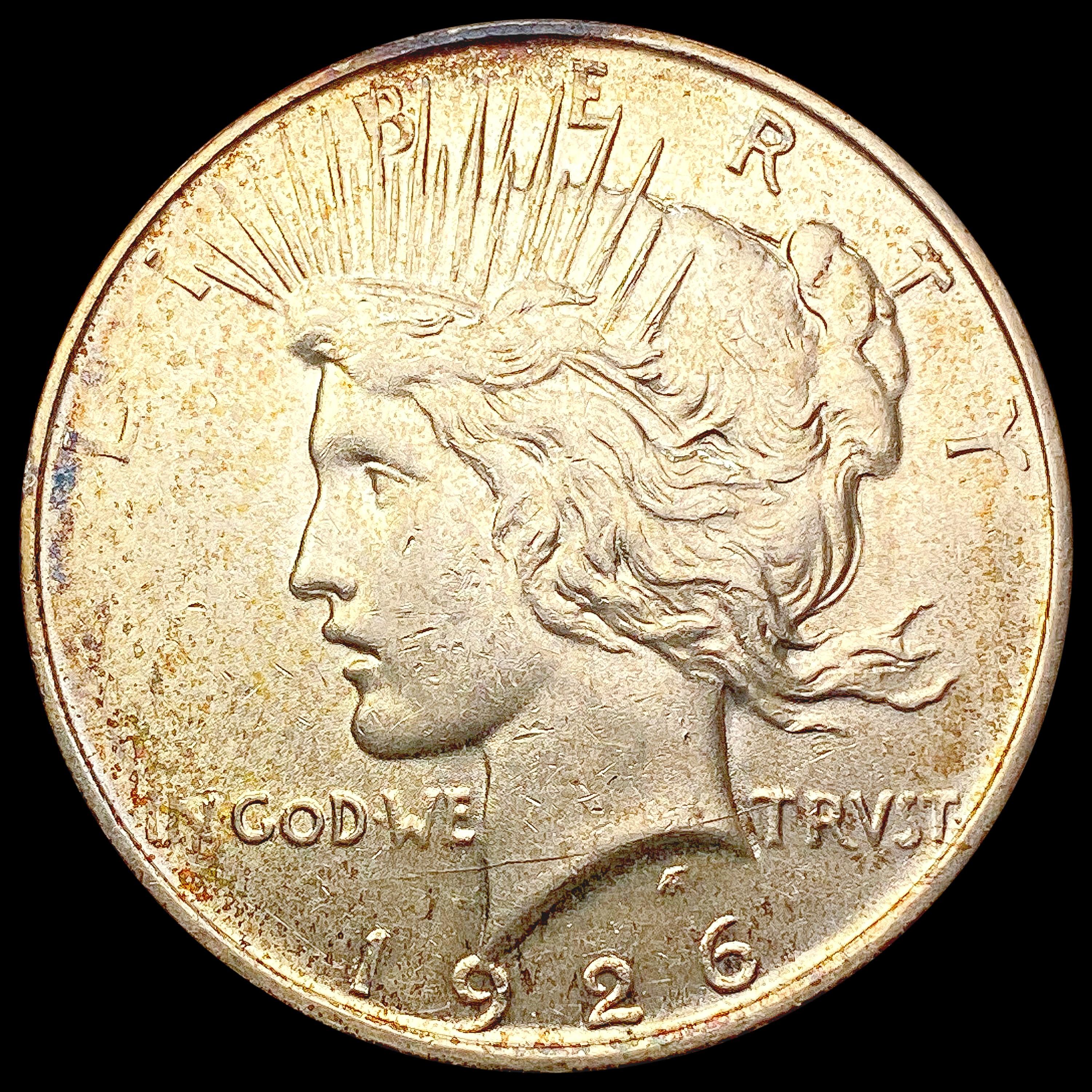 1926-D Silver Peace Dollar CHOICE AU