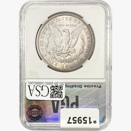 1888-S Morgan Silver Dollar PGA MS64+ PL