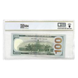 2009-A $100 Star Fes Res Note PCGS GEM UNC 66 PPQ