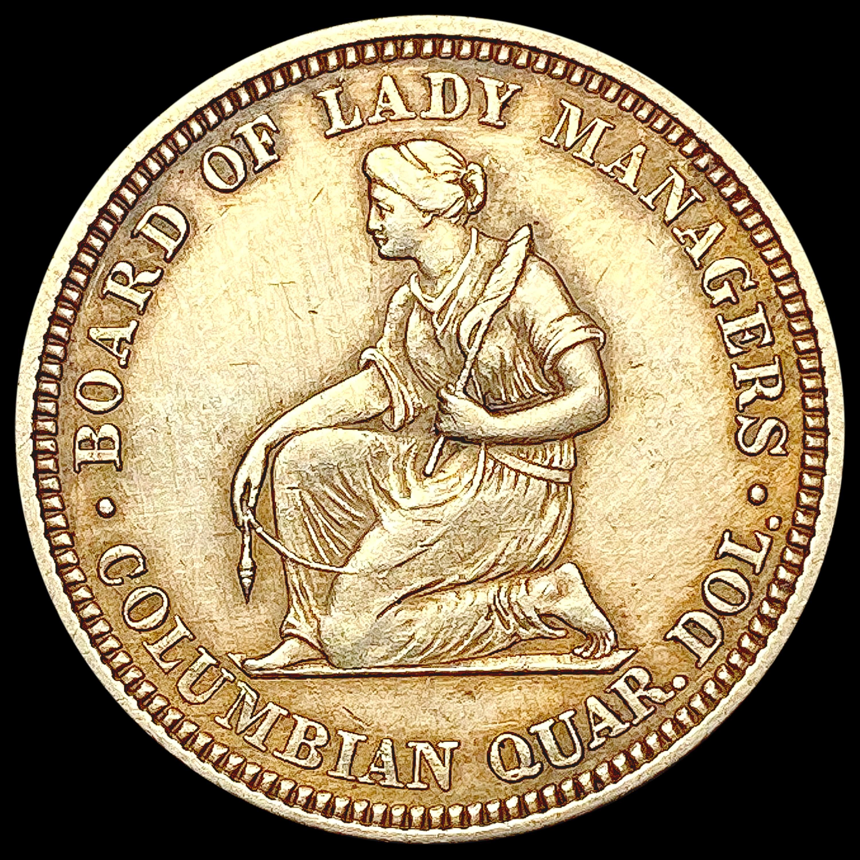 1893 Isabella Silver Quarter UNCIRCULATED
