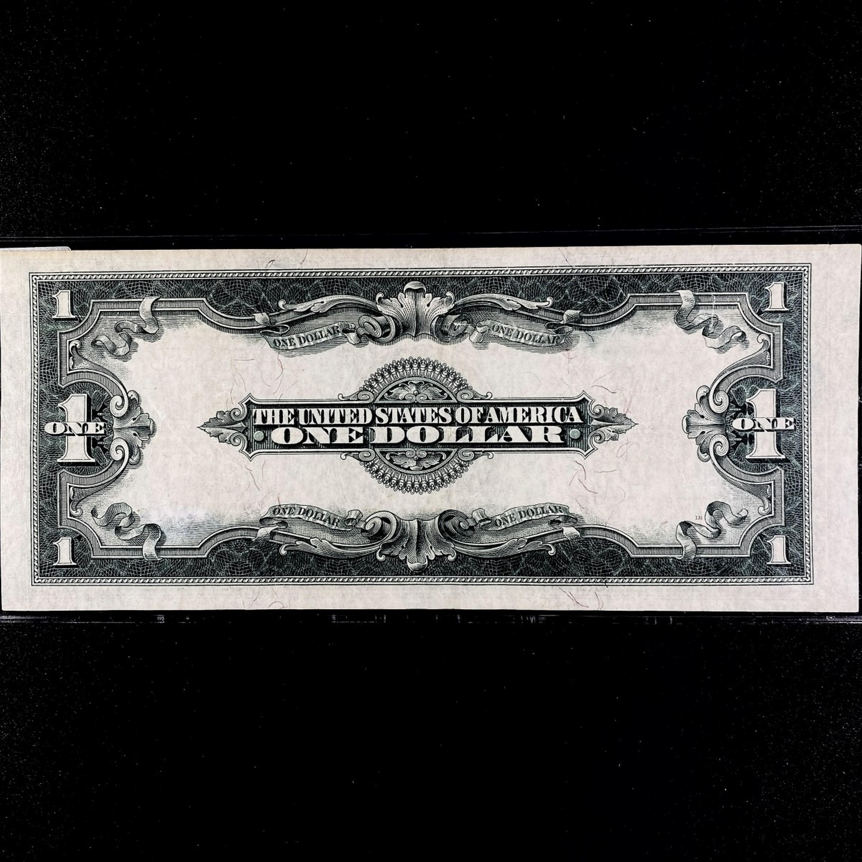 1923 $1 LG Silver Certificate ABOUT UNC