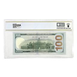 2009-A $100 Star Fes Res Note PCGS GEM UNC 66 PPQ